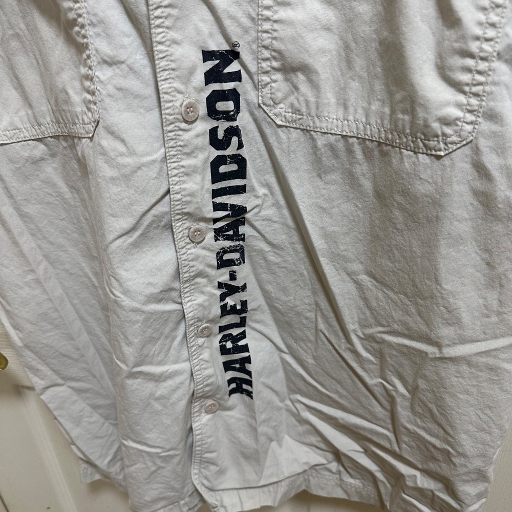 Harley-Davidson Riding Button Shirt Large - Picture 2 of 7